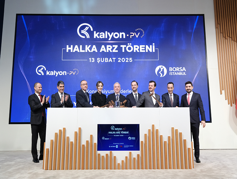 BORSA �STANBUL'DA GONG KALYON PV ���N �ALDI!